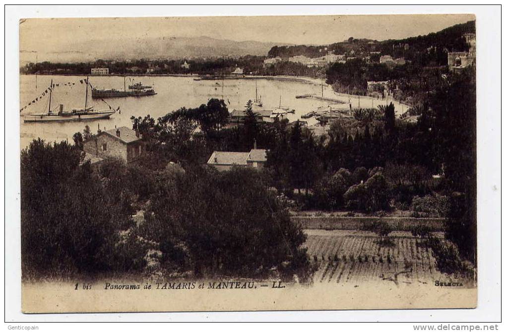 Q20 - Panorama De TAMARIS Et MANTEAU  (1923) - Tamaris