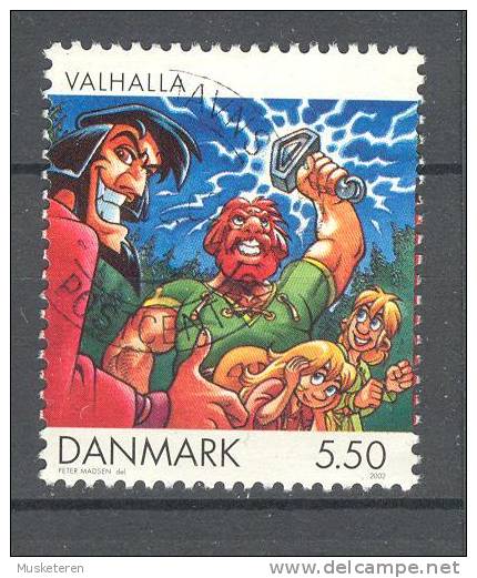 Denmark 2002 Mi. 1300   5.50 Kr Comics Zeichentrickfilme Für Kinder Walhalla Von Peter Madsen - Oblitérés
