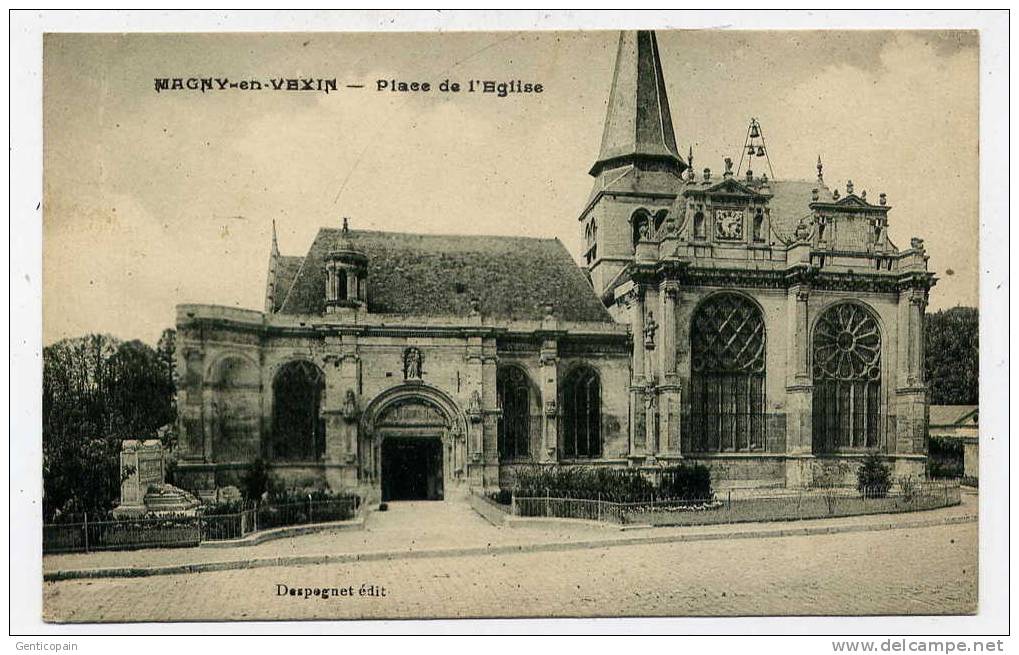 Q20 - MAGNY-en-VEXIN - Place De L'église - Magny En Vexin