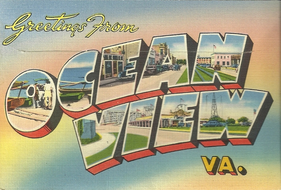 Norfolk VA / Multiview Letter Card / 18 Views - Norfolk