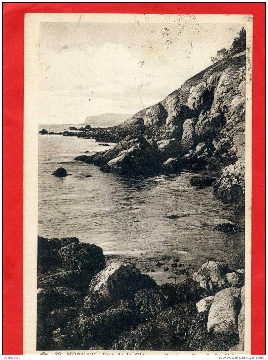 MORGAT COMMUNE DE CROZON 1926 LA COTE EN ALLANT AU CAP DE LA CHEVRE CARTE EN BON ETAT - Crozon