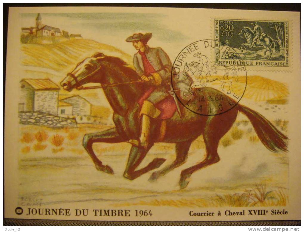 Carte Illustée FSPF Journée Timbre 1964 L'AIGLE (61) - Storia Postale