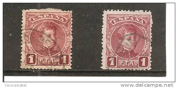 España/Spain-(usado) - Edifil  253A-B (o). - Variétés & Curiosités