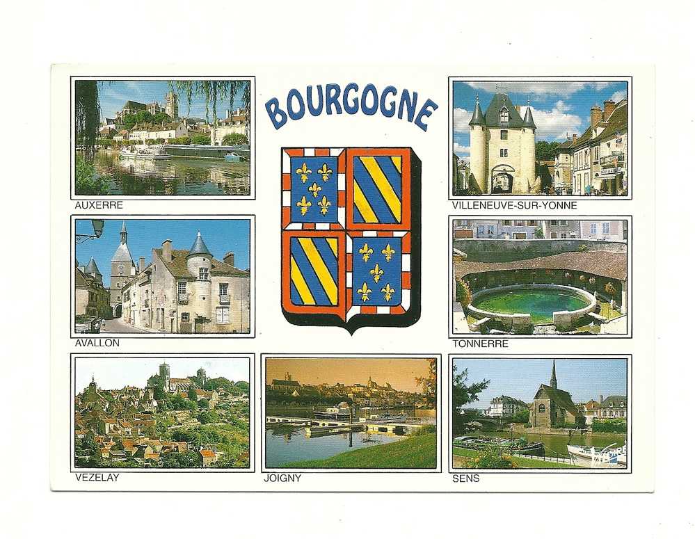 Cp, Bourgogne, Multi-Vues - Bourgogne