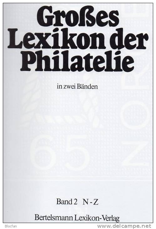 Lexikon Der Philatelie 1978 Band II Antiquarisch 45€ Häger Nachschlagewerk N - Z Seltene Marken Der Welt Book Of Germany - Bibliographien