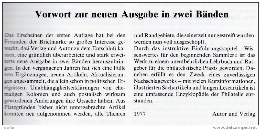 Lexikon Der Philatelie 1978 Band II Antiquarisch 45€ Häger Nachschlagewerk N - Z Seltene Marken Der Welt Book Of Germany - Bibliografieën