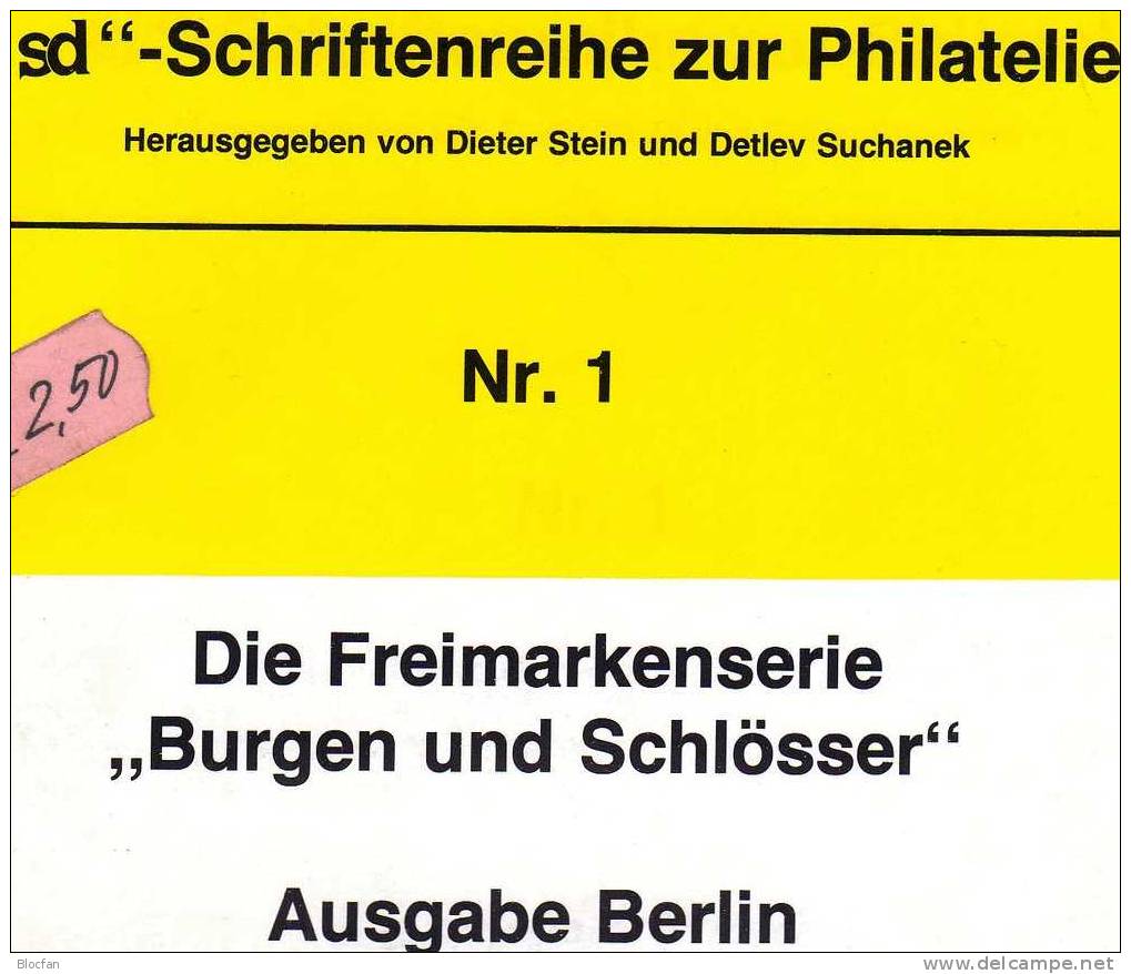 Spezial Berlin Burgen Und Schlösser 1983 Antiquarisch 10€ Sammlerdienst Schriftenreihe Freimarken Burgen+Schlösser - Brieven En Documenten