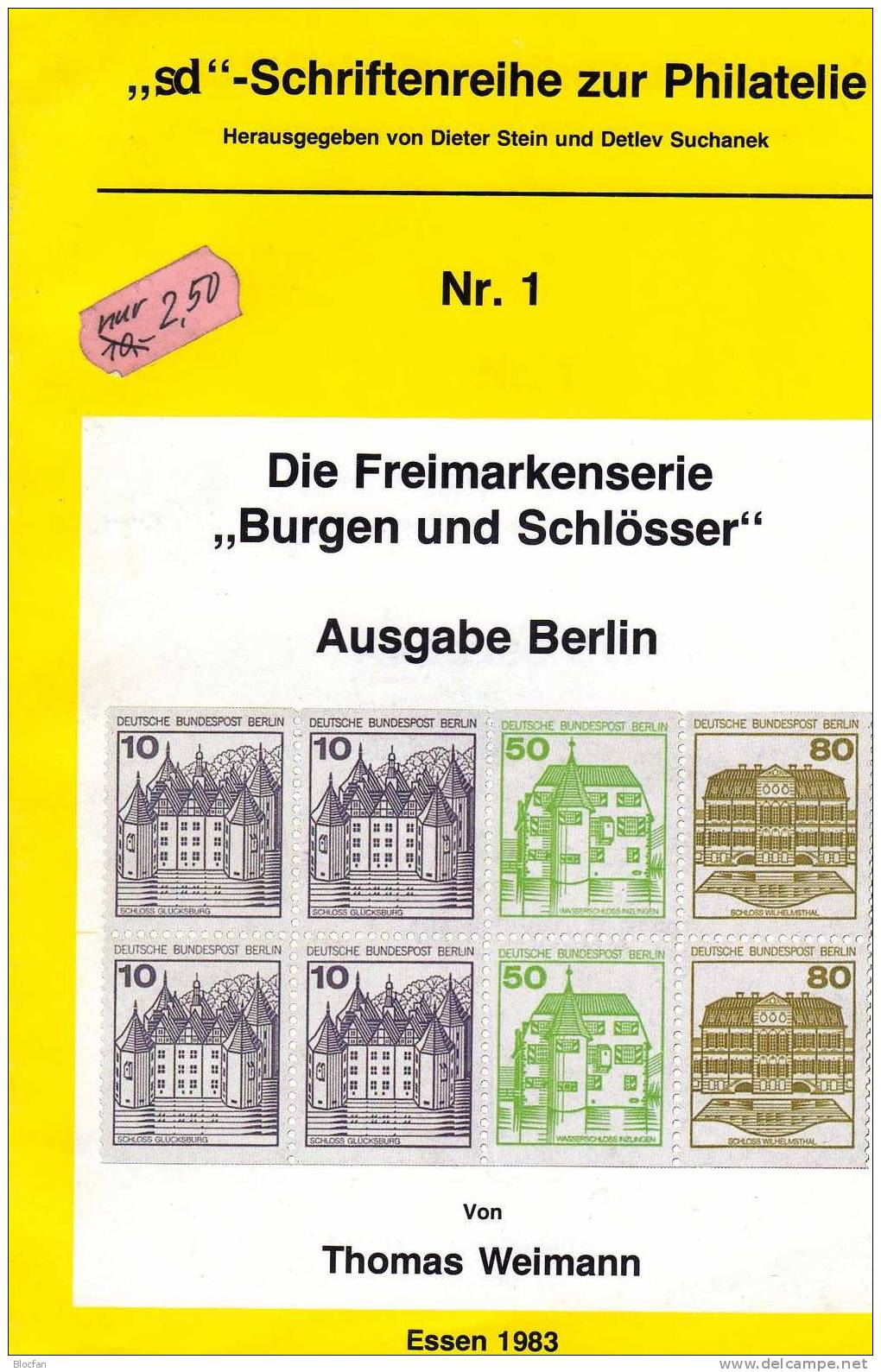 Spezial Berlin Burgen Und Schlösser 1983 Antiquarisch 10€ Sammlerdienst Schriftenreihe Freimarken Burgen+Schlösser - Storia Postale