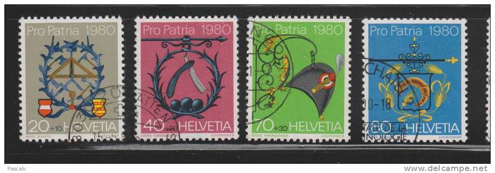 Yvert 1106 / 1109 Enseigne Artisan - Used Stamps