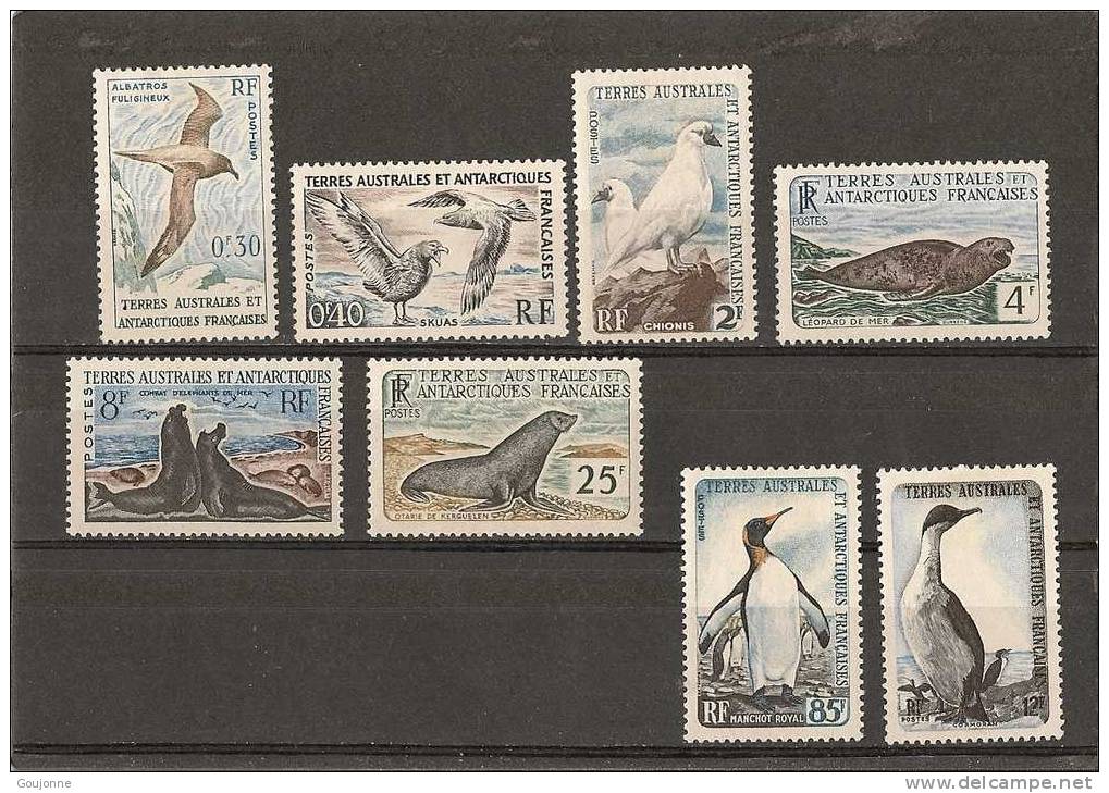 Terres Australes Et Antartiques Françaises (TAAF)  Faune Diverse Uniquement  12 17**Sans La Valeur 20f(armoiries ) - Marine Web-footed Birds