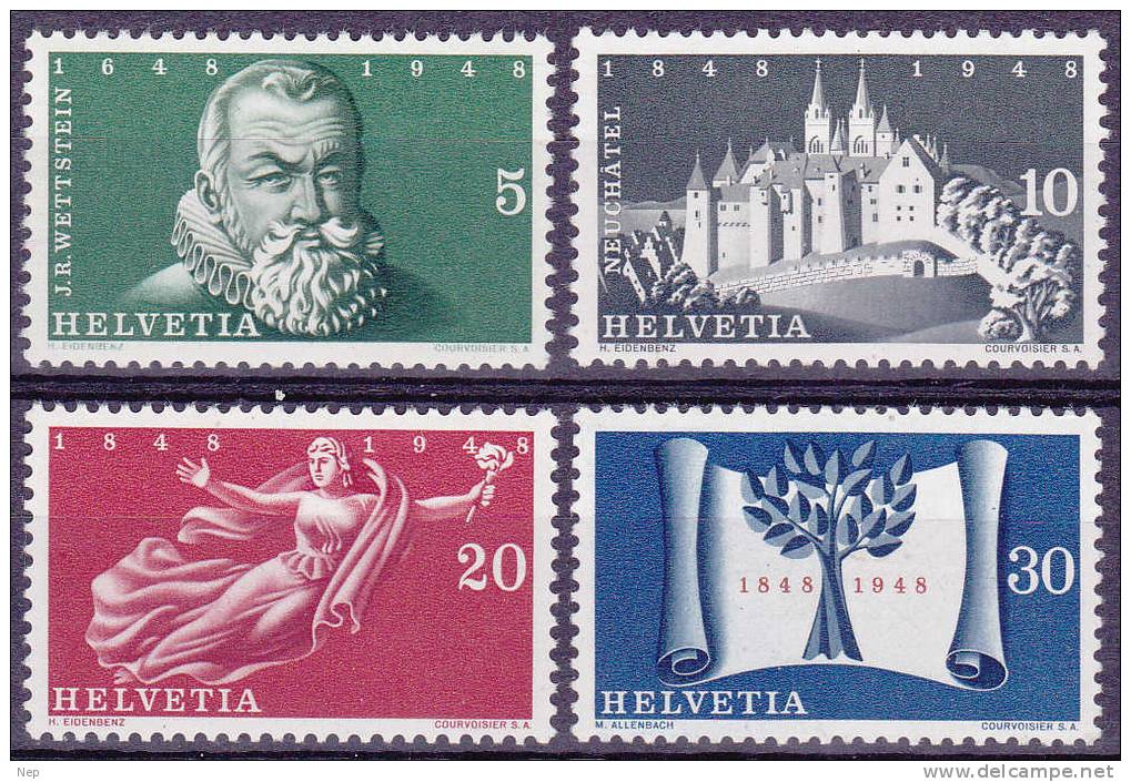 ZWITSERLAND - Briefmarken - 1948 - Nr 507/10 - MNH** - Cote 4,00€ - Unused Stamps
