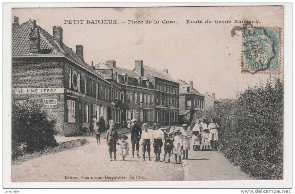 Baisieux : PETIT BAISIEUX.- Place De La Gare. - Route Du Grand Baisieux - Otros & Sin Clasificación
