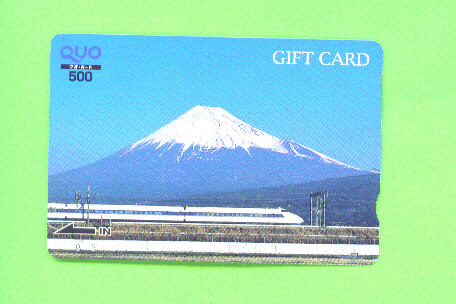 JAPAN - Orange Picture Rail Ticket/Train As Scan - Wereld