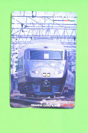 JAPAN - Orange Picture Rail Ticket/Train As Scan - Welt