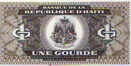 Billet 1 Gourde De Haïti - Haïti