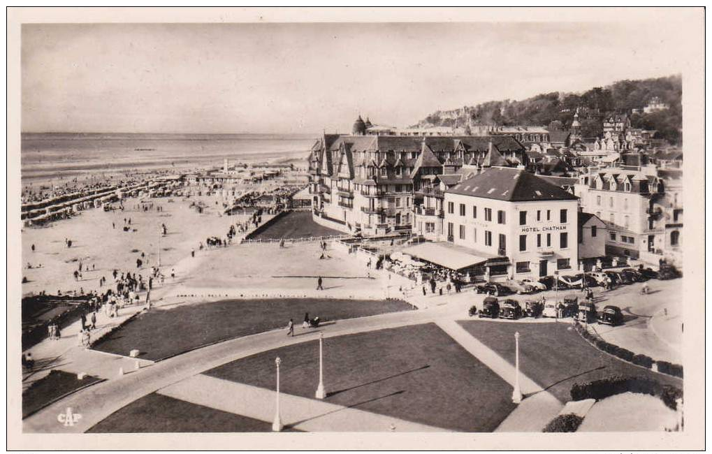 TROUVILLE - REINE DES PLAGES - LES GRANDS HOTELS SUR LA PLAGE - ED CAP - Trouville