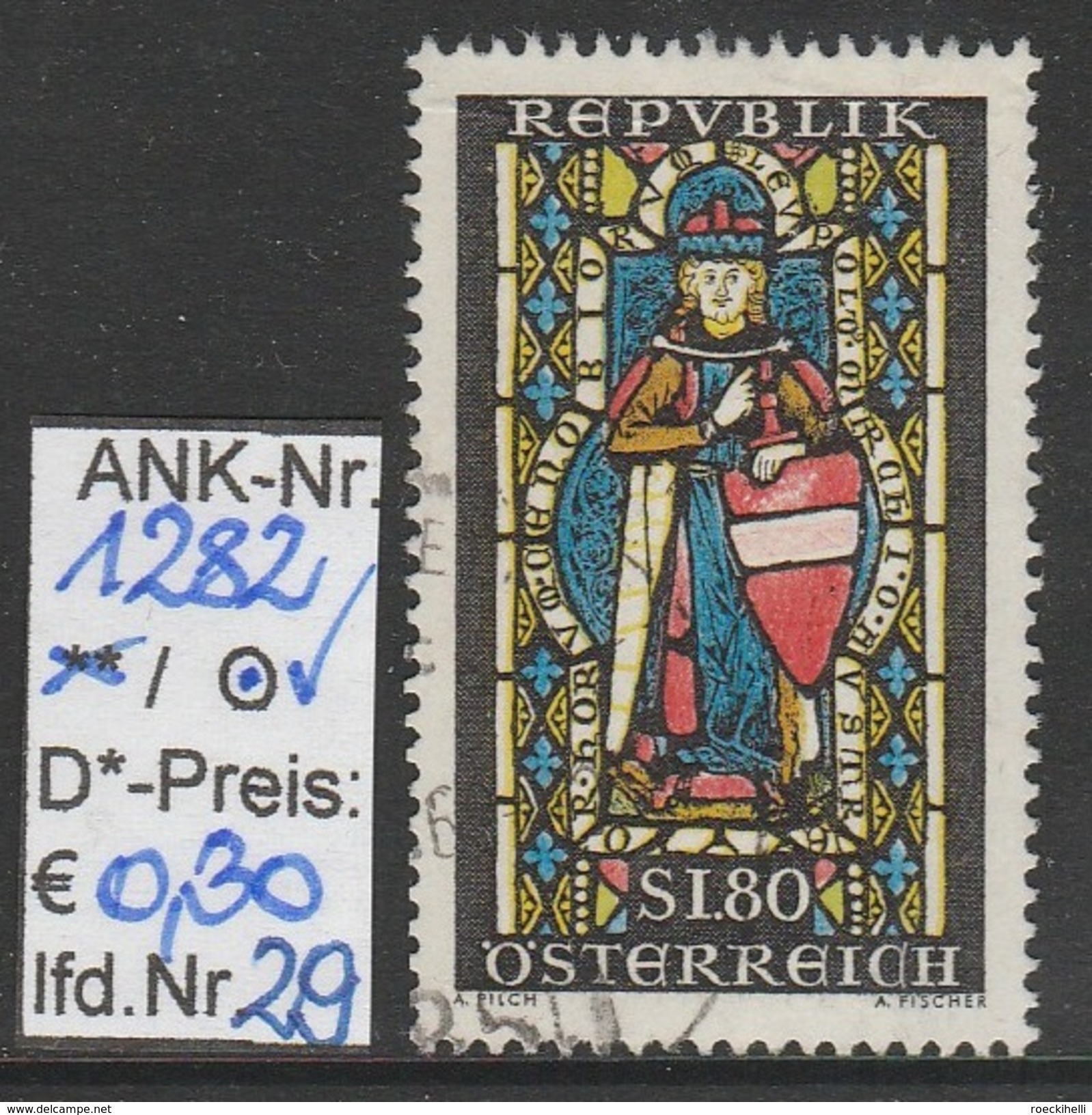 15.11.1967 - SM "Markgraf Leopold der Heilige" -  o gestempelt - siehe Scan  (1282o 01-36)