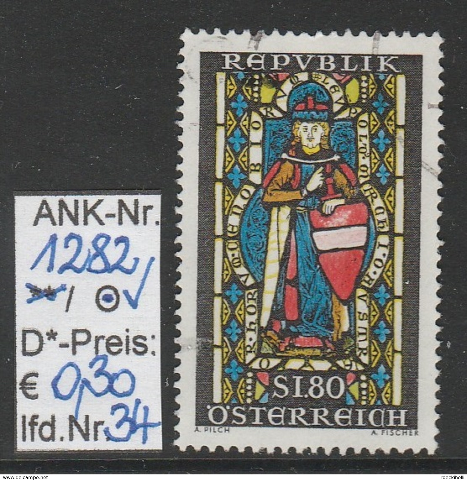 15.11.1967 - SM "Markgraf Leopold der Heilige" -  o gestempelt - siehe Scan  (1282o 01-36)