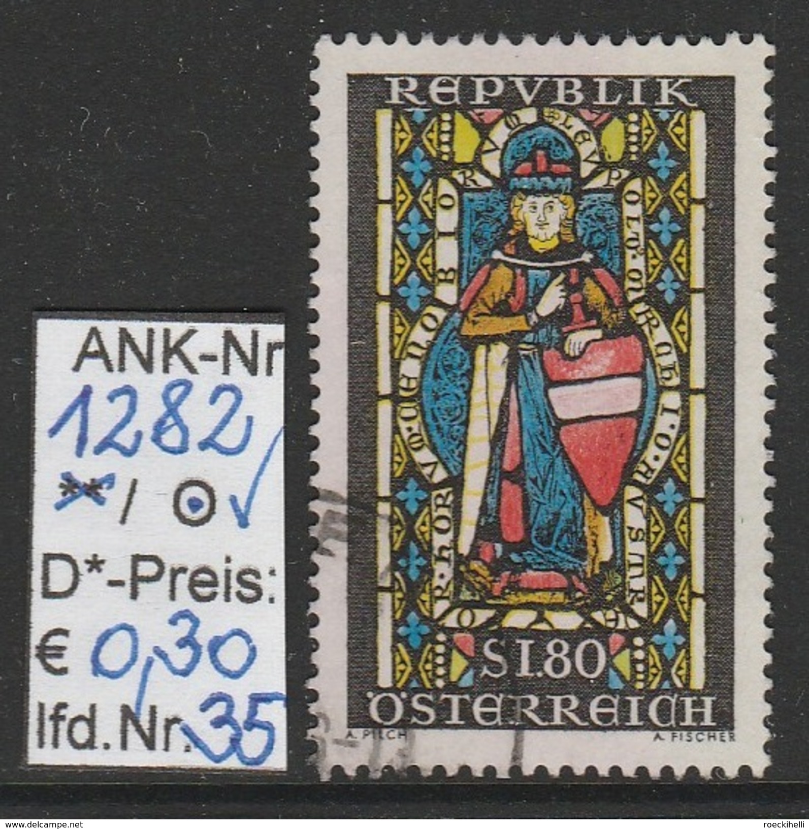 15.11.1967 - SM "Markgraf Leopold der Heilige" -  o gestempelt - siehe Scan  (1282o 01-36)