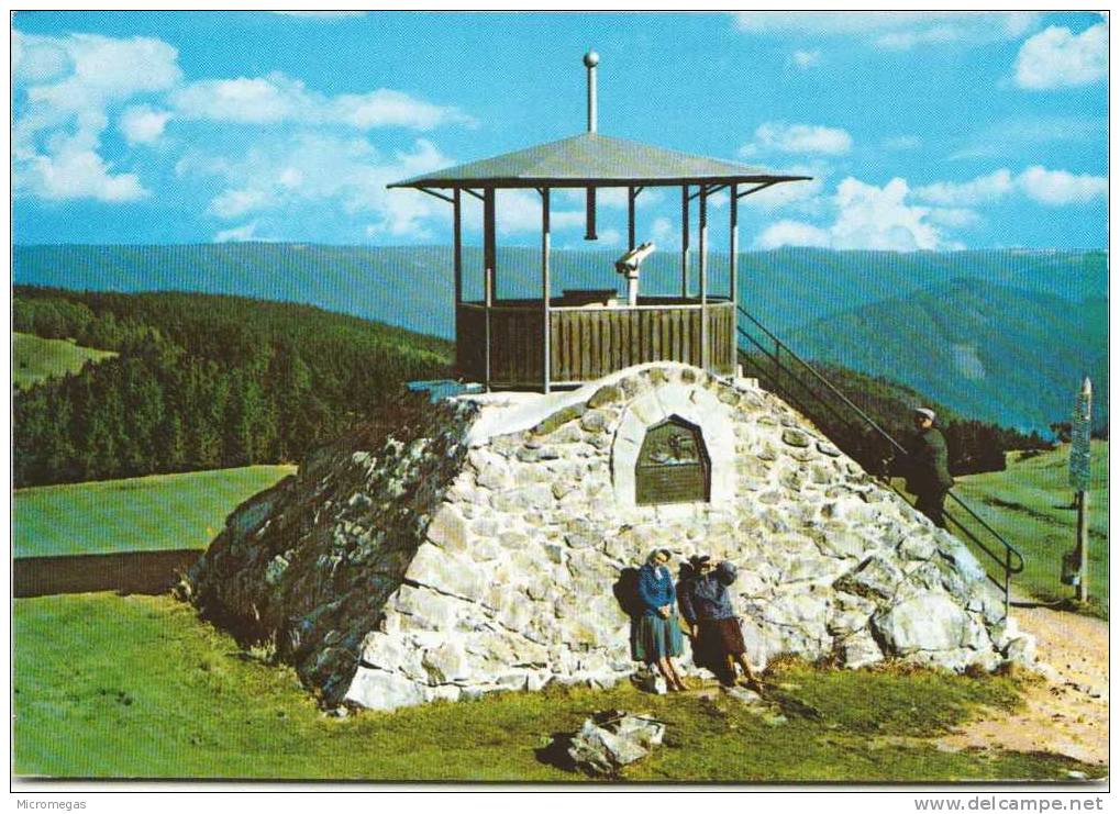 Höhenluftkurort Und Wintersportplatz KANDEL Im Südschwarzwald, 1250 M. ü. M. Aussichtspyramide Auf Berggipfel - Kandel