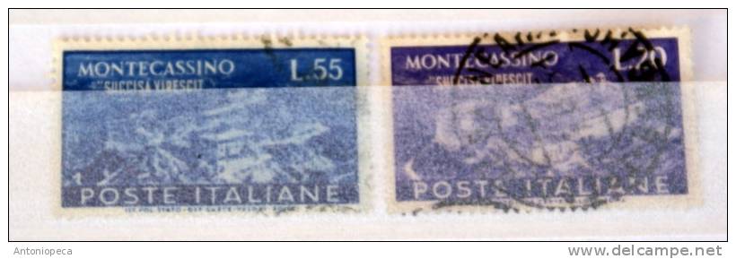 ITALIA 1951 UNESCO SERIE COMPLETA USATA VF - Revenue Stamps