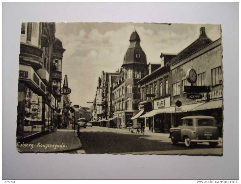 Esbjerg. -  Kongensgade. (25-9-1961) - Dänemark