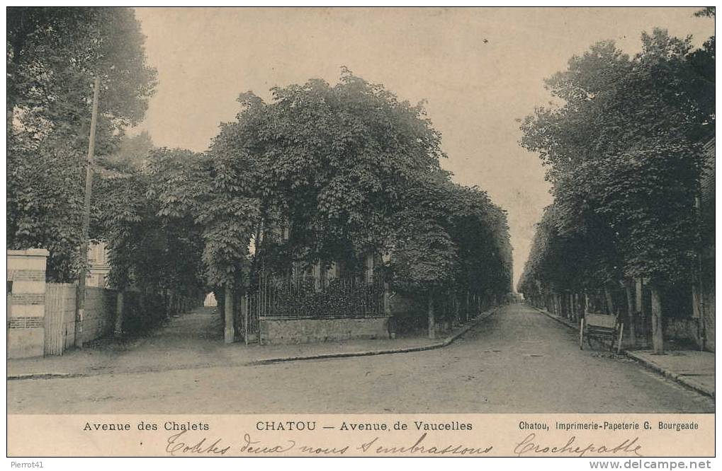 CHATOU - Avenue Des Chalets Et Avenue De Vaucelles - Chatou