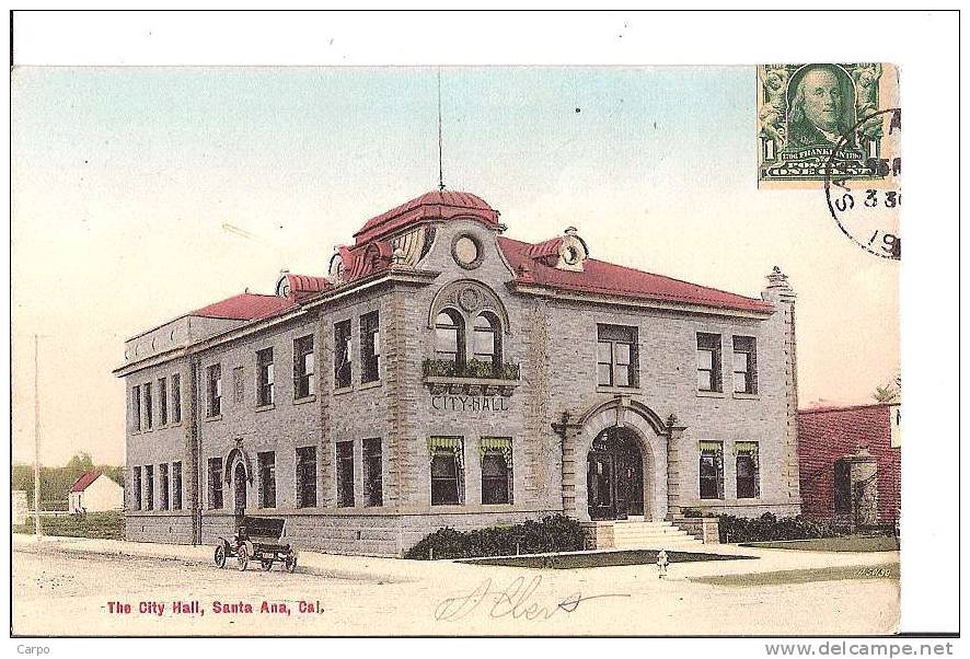 CALIFORNIA (CA). - SANTA ANA. The City Hall. - Santa Ana