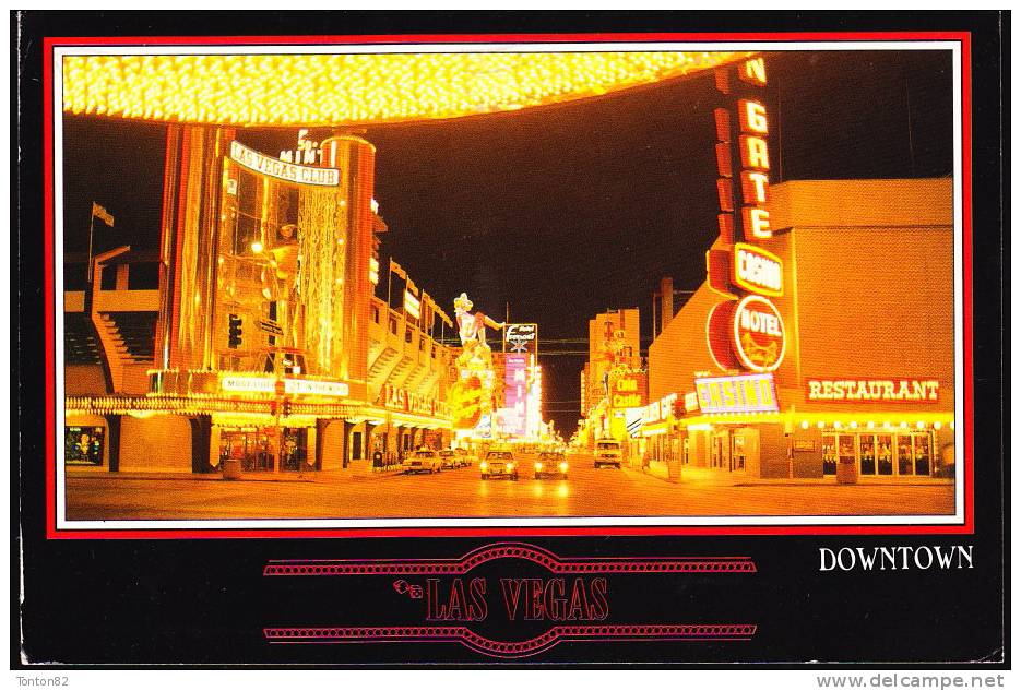 Fabulous , Las Vegas - Dowtown At Night, Looking Down Fremont - Las Vegas