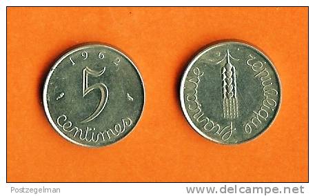 FRANCE 1961-1964 5 Centimes Km 927 - Other & Unclassified