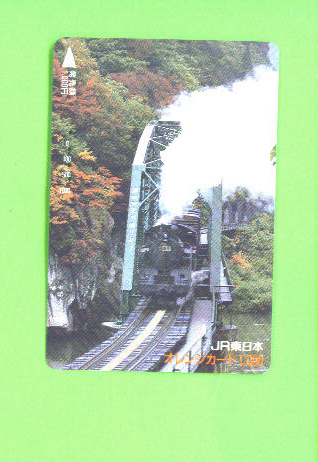 JAPAN - Orange Picture Rail Ticket/Train As Scan - World