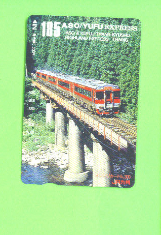 JAPAN - Orange Picture Rail Ticket/Train As Scan - World