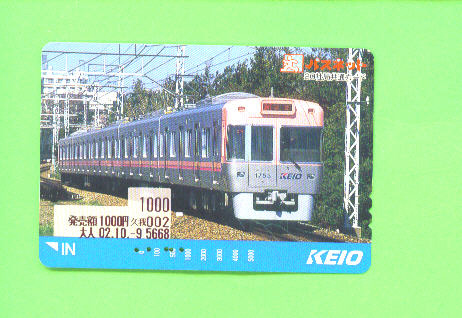 JAPAN - Orange Picture Rail Ticket/Train As Scan - Welt