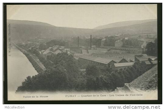 08 FUMAY / Quartier De La Gare, Les Usines De Pied-Selle / - Fumay