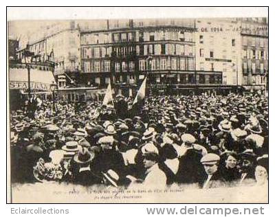 Paris.Guerre 1914 Départ Des Réservistes Gare De L' Est - Sonstige & Ohne Zuordnung