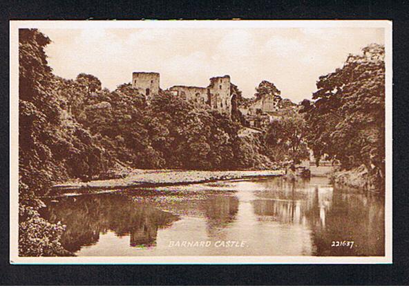 RB 624 - 1954 Postcard Barnard Castle & River County Durham - Autres & Non Classés