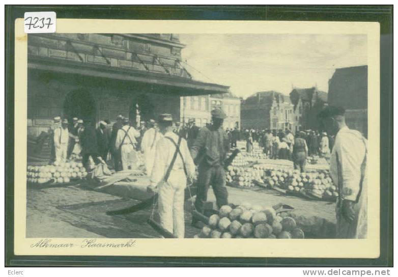 PAYS BAS - ALKMAAR - KAASMARKT  - TB ( ADHERENCE AU DOS ) - Alkmaar