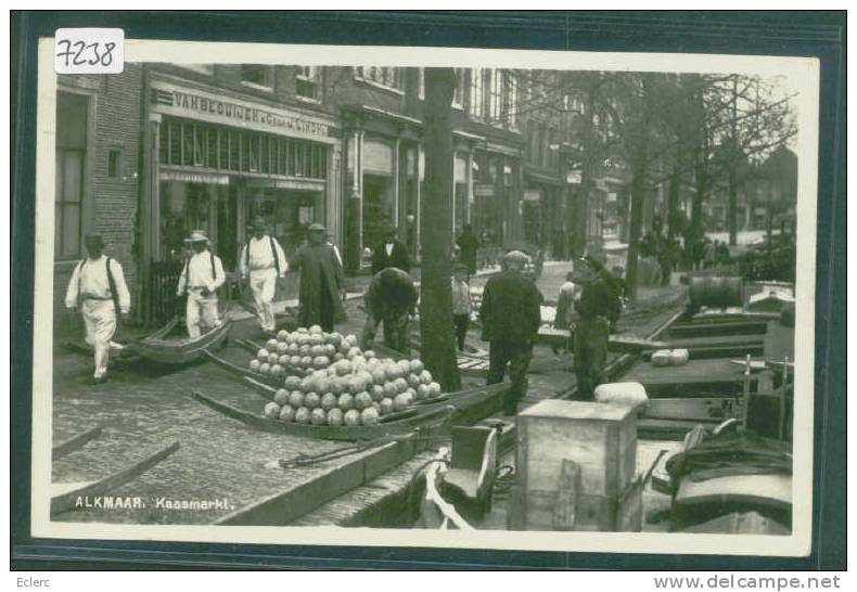 PAYS BAS - ALKMAAR - KAASMARKT  - TB ( ADHERENCE AU DOS ) - Alkmaar