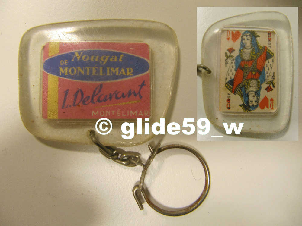 Porte-clés Plastique Nougat De Montélimar L. DELAVANT - Montélimar - Porte-clefs