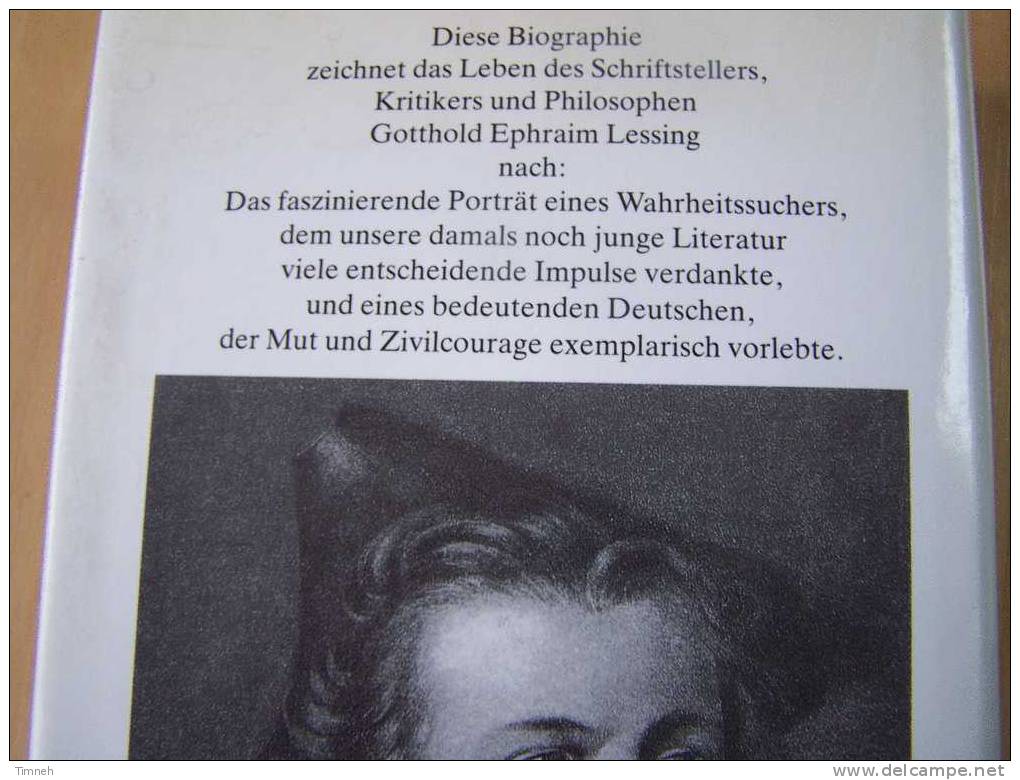 LESSING Der Mann Und Sein Werk De Gustav Sichelschmidt Leben Des Schriftstellers Kritikers Philosophen-Porträt-Liter Atu - Biographies & Mémoirs