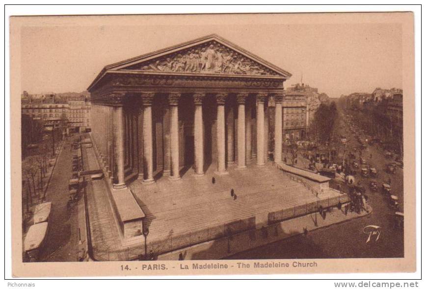 75  PARIS  En Flanant  La Madeleine - Sets And Collections