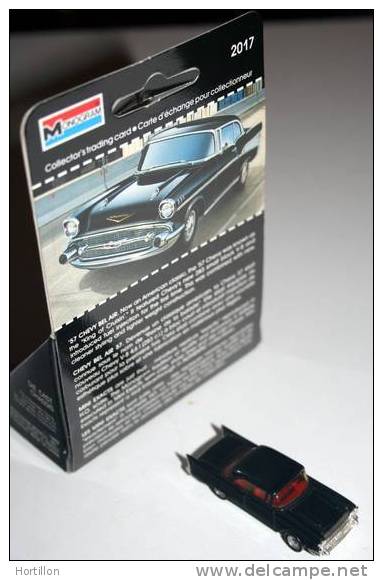 Auto Miniature Américaine USA HO MONOGRAM 2017 - CHEVROLET Bel Air 57' + Mint BOX NOT MATCHBOX - Collectors & Unusuals - All Brands