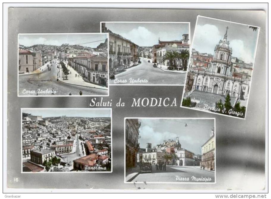 MODICA, VEDUTINE, VG 1961   **** - Modica