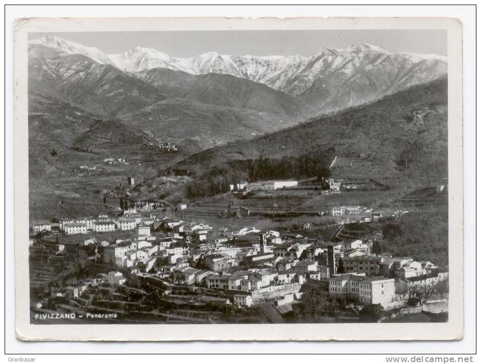 FIVIZZANO, PANORAMA, B/N, VG 1951   **** - Massa