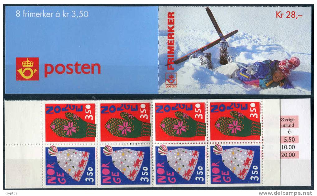 Norway 1995 - Christmas - Complete Booklet Set - Postzegelboekjes