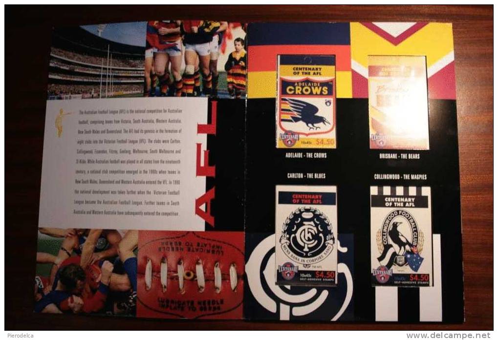 AUSTRALIA 1996 - LIBRETTI CENTENARIO RUGBY - Booklets