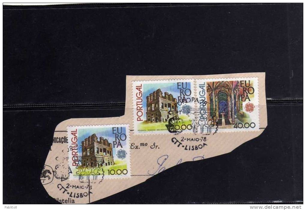 PORTUGAL PORTOGALLO 1978 EUROPA USED FDC - Used Stamps