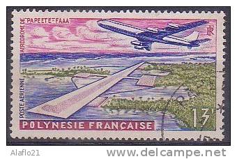 µ - POLYNESIE -  Yvert POSTE AERIENNE  N° 5 -  OBLITERE - Other & Unclassified