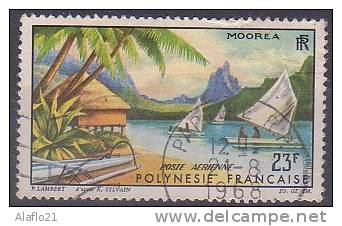 µ - POLYNESIE -  Yvert - POSTE AERIENNE  N° 9 -  OBLITERE - Other & Unclassified