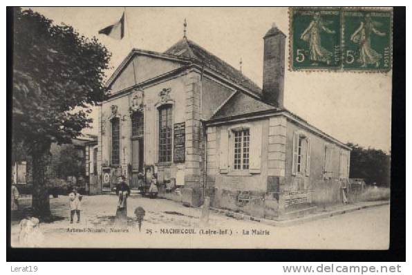 44....MARCHECOUL.....LA MAIRIE.... ECRITE........... ‹(•¿•)› - Machecoul